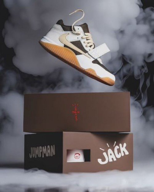 Nikee Air Jordan Travis Scott x Jordan Jumpman jack Sail - Image 2