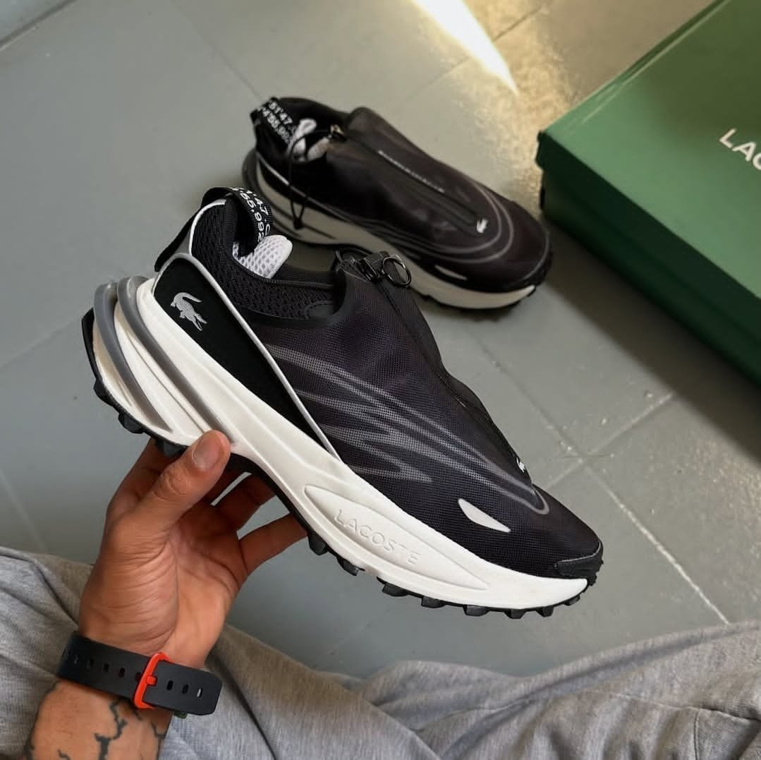 *Lacoste Audyssor "Trail Black-White"(1st Time In India & With OG Box Packing)* - Image 7