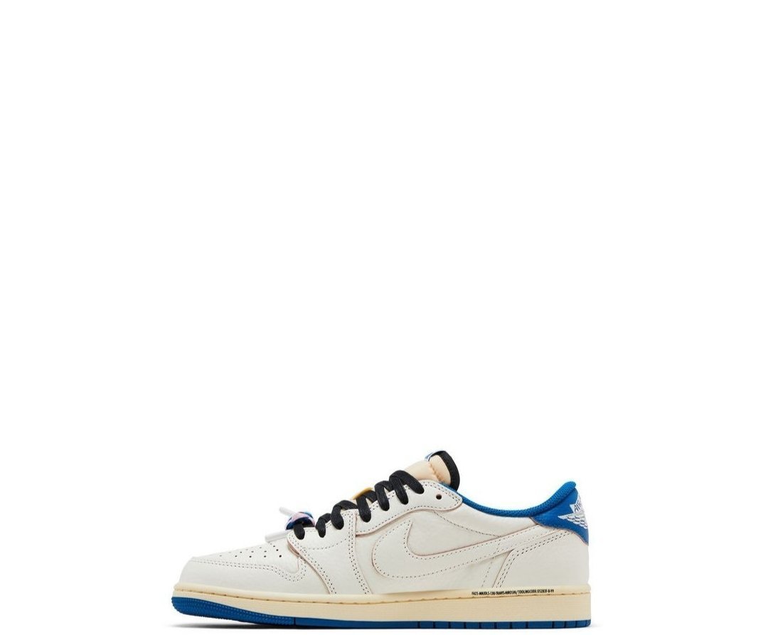 Fragment Design x Travis Scott x Air Jordan 1 Retro Low OG SP 2025 'Sail Military Blue' - Image 2