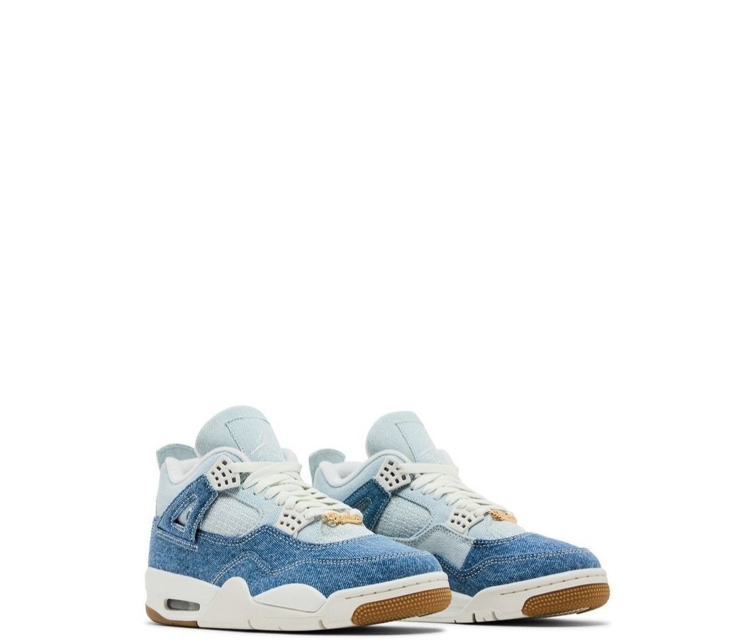 Wmns Air Jordan 4 Retro TEX 'Worn Blue Denim' - Image 3