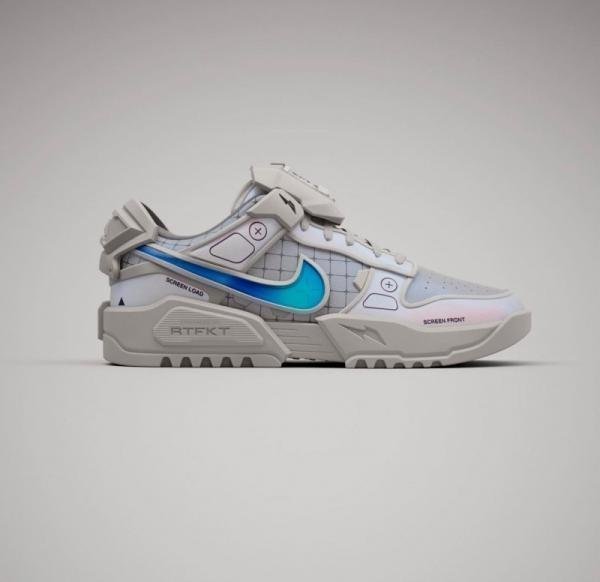 RTFKT_X_Ni ke_Dunk Genesis Grey Blue - Image 2