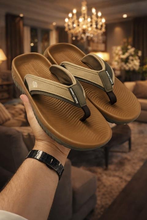 _Skechers_go_recover_premium_slipper_beige - Image 2