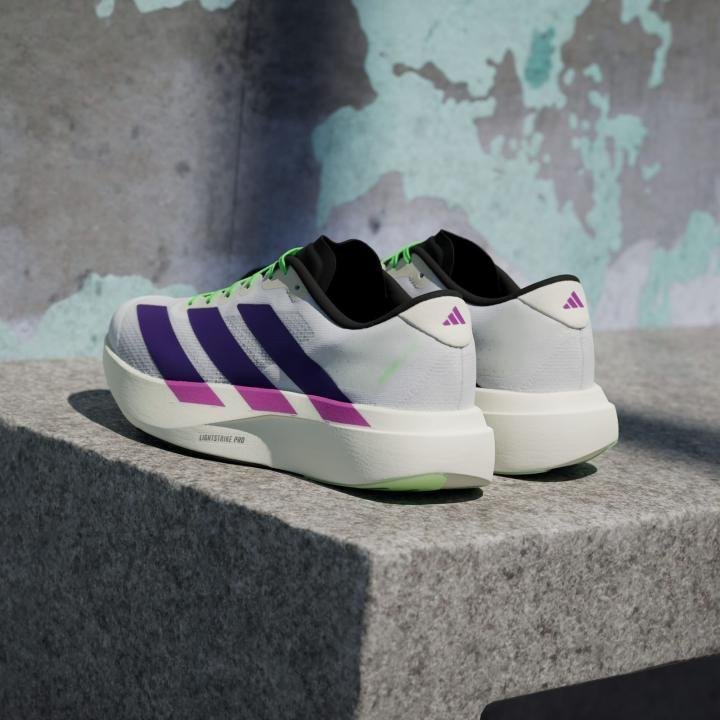 Adida s Adizero Evo SL White Purple Lime - Image 2