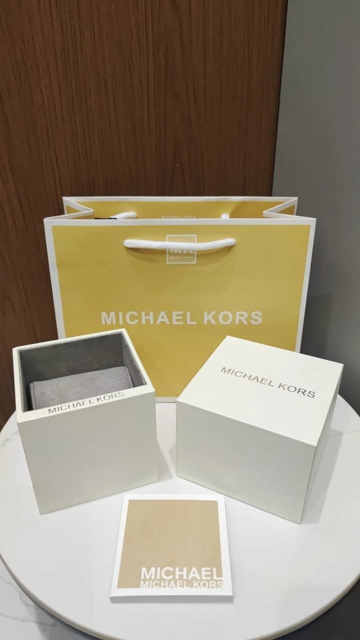 Michael Kors Mk 6326 Pink White Dial Chrono Ladies Watch - Image 6