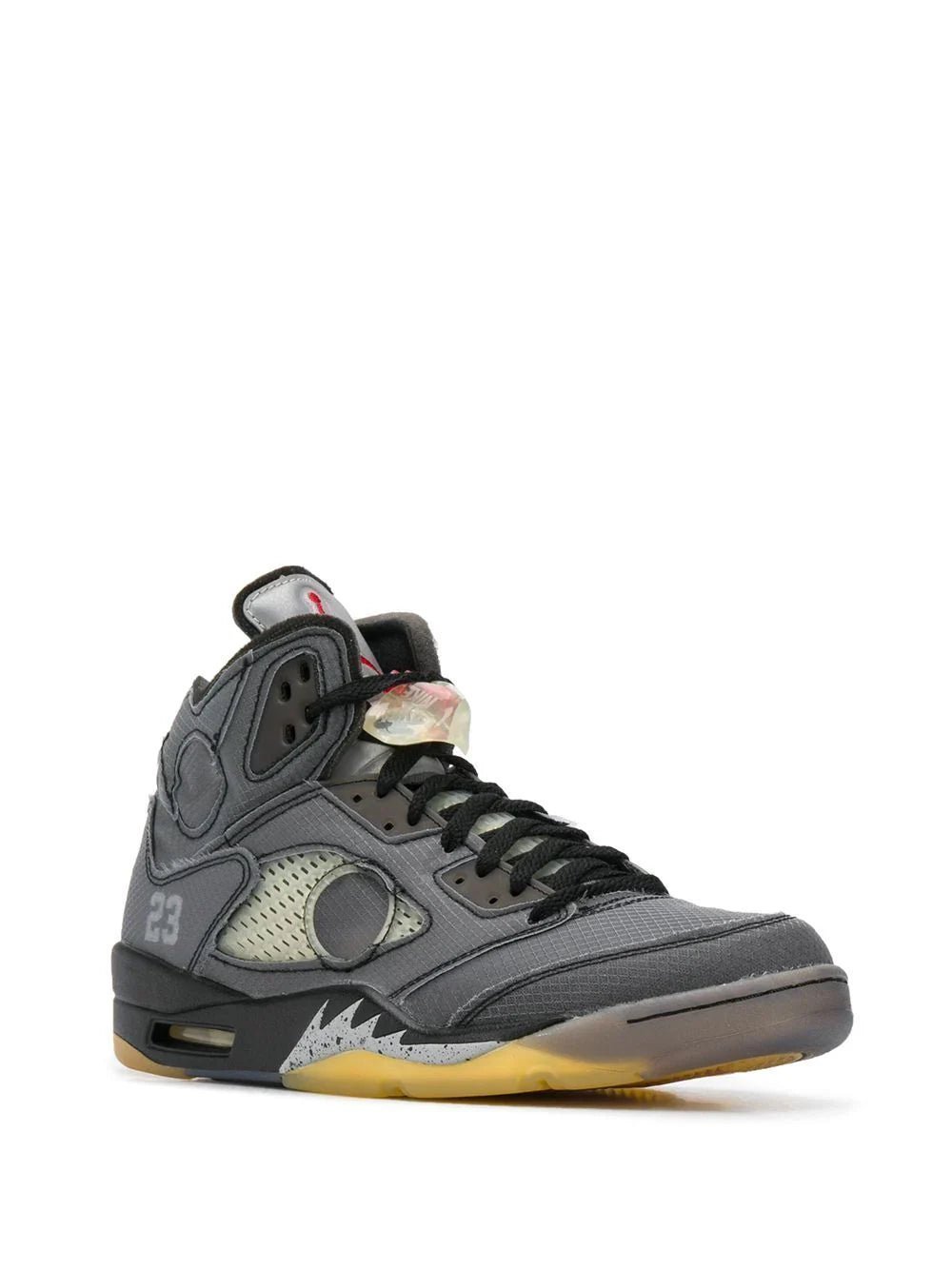 Jordan Retro 5 Off White Black Muslin - Image 2