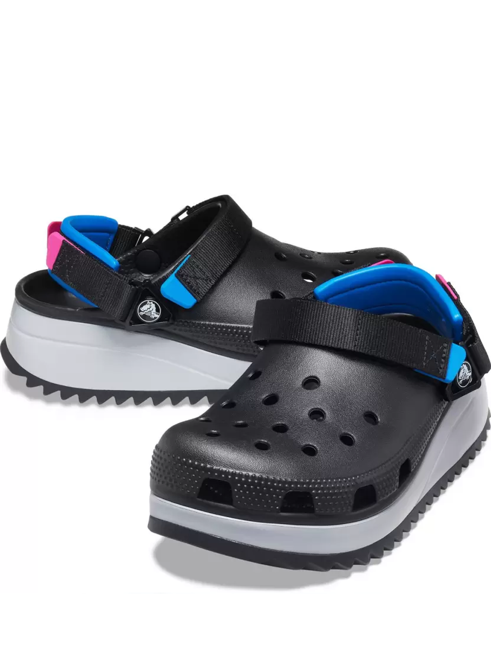 Crocs Classic Hiker Wedge Walking Clogs Sandals - Image 4