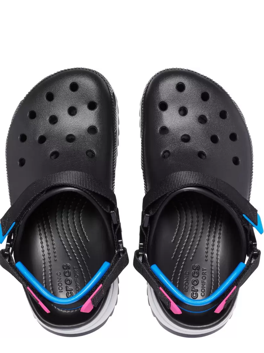 Crocs Classic Hiker Wedge Walking Clogs Sandals - Image 3