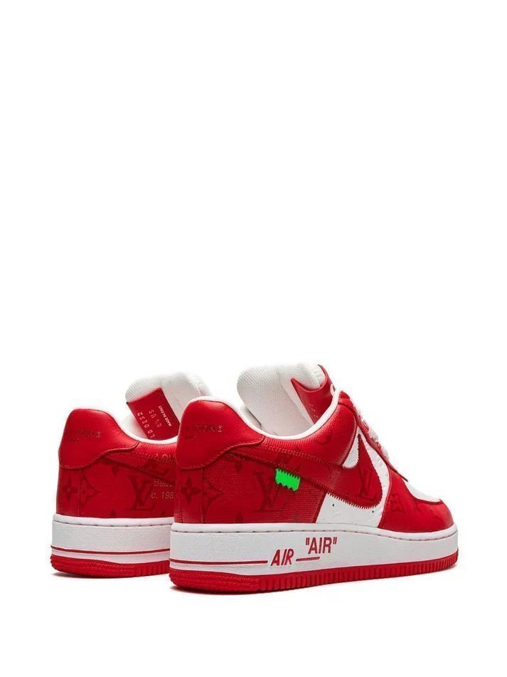 Nike Airforce 1 X Louis Vuitton Red - Image 3