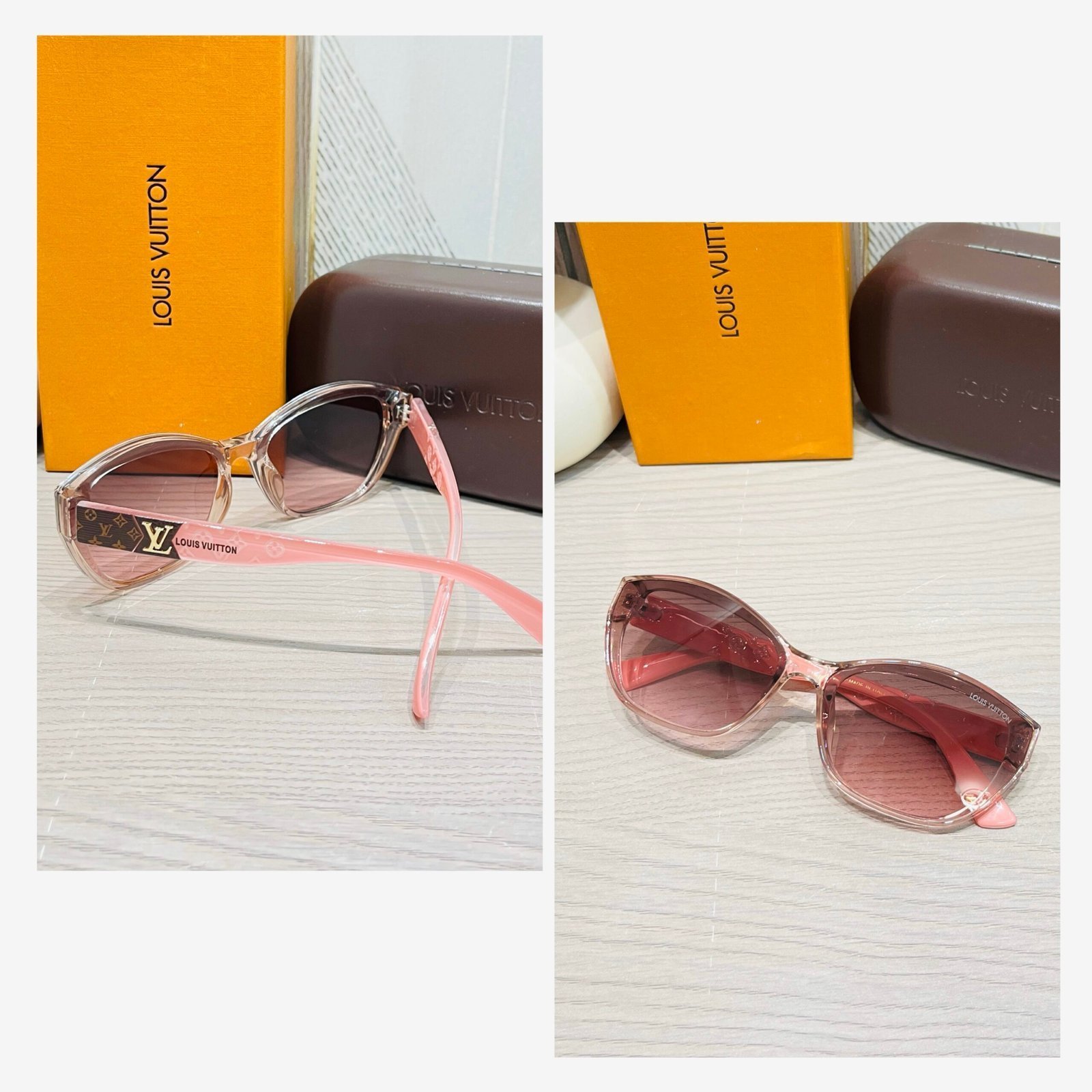 Louis Vuitton Rosy Glow: Soft Pink Acetate Chic - Image 2