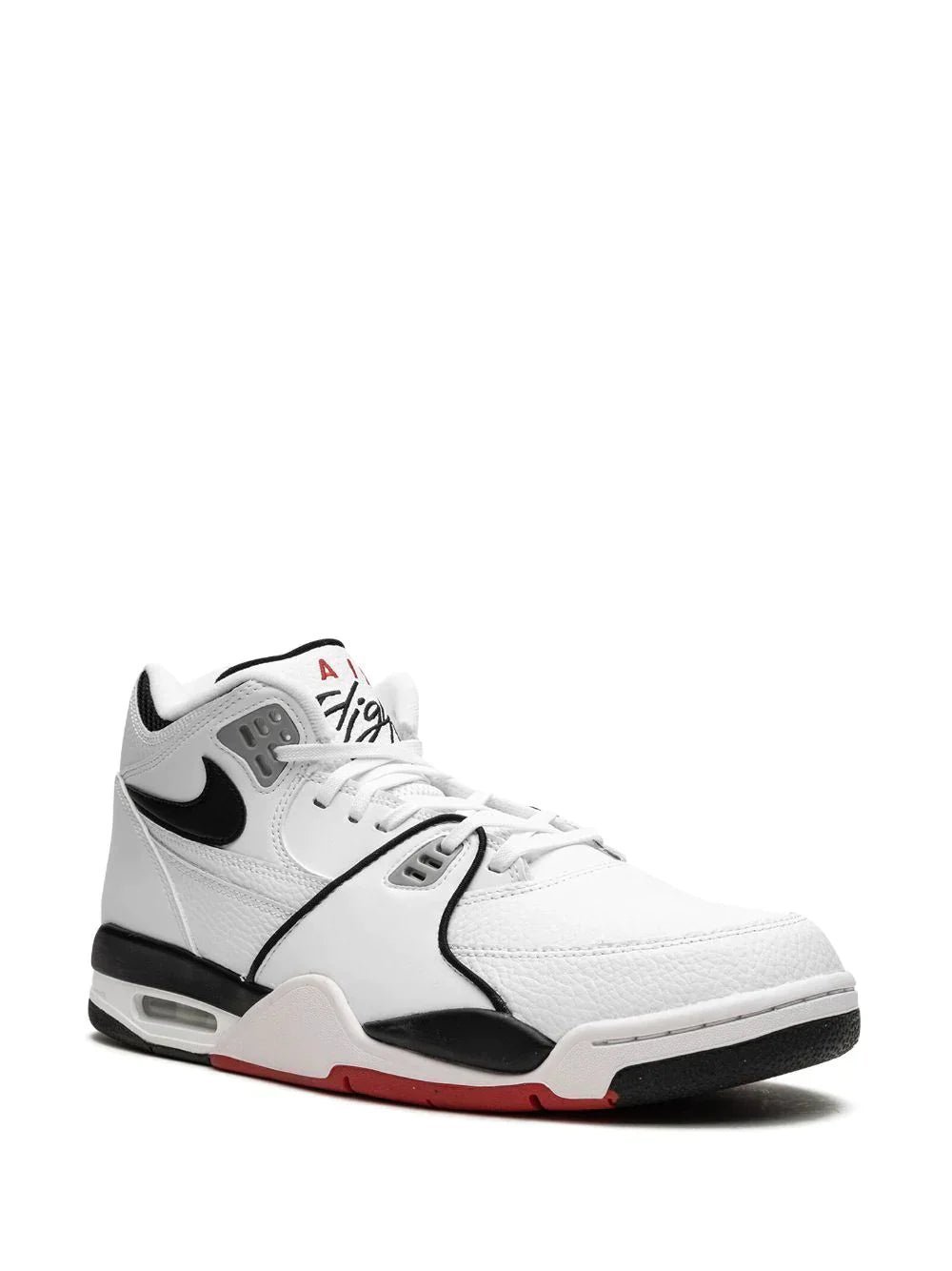 NIKE AIR FLIGHT 89 WHITE BLACK - Image 2