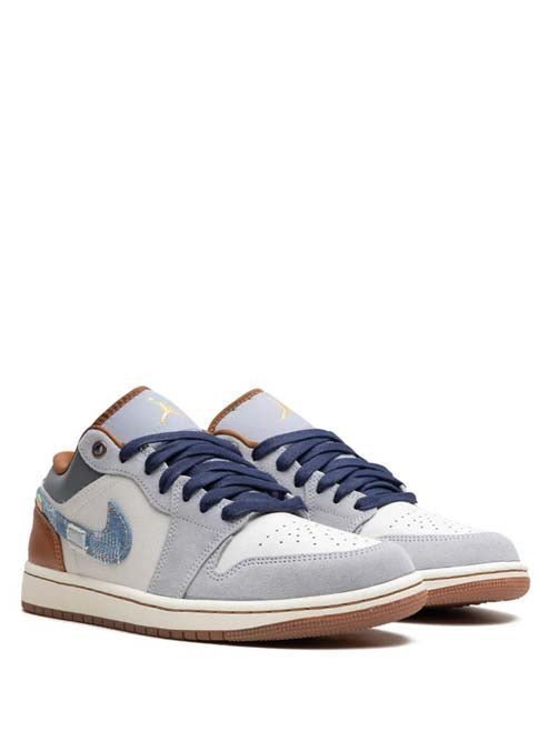 Jordan 1 Low ce phantom repaired denim swoosh - Image 2