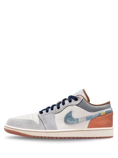 Jordan 1 Low ce phantom repaired denim swoosh - Image 3