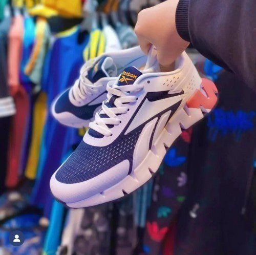 Branded RBK Zig Dynamica 2.0 White Navy - Image 2