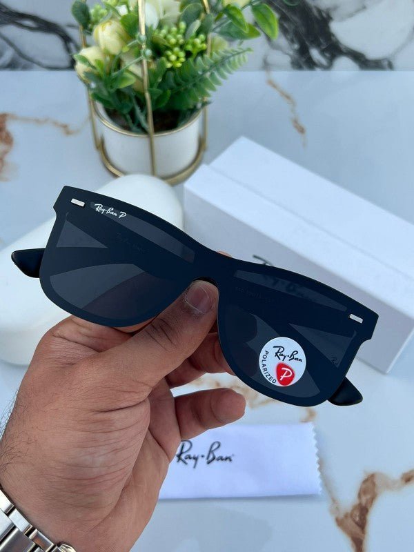 Branded Rb Blaze Full Black Sunglasses (With Original Kit) - Image 2