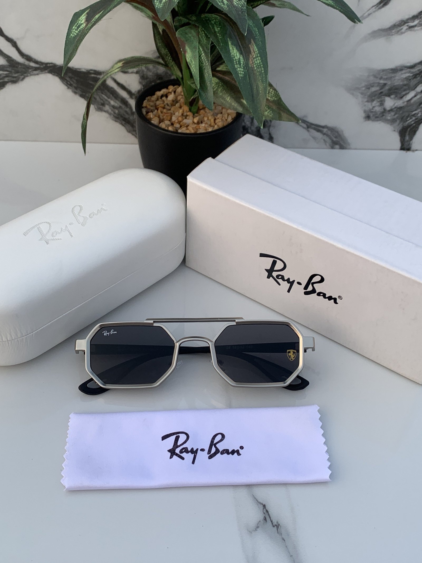 Branded Sunglasses RB silver - Image 4
