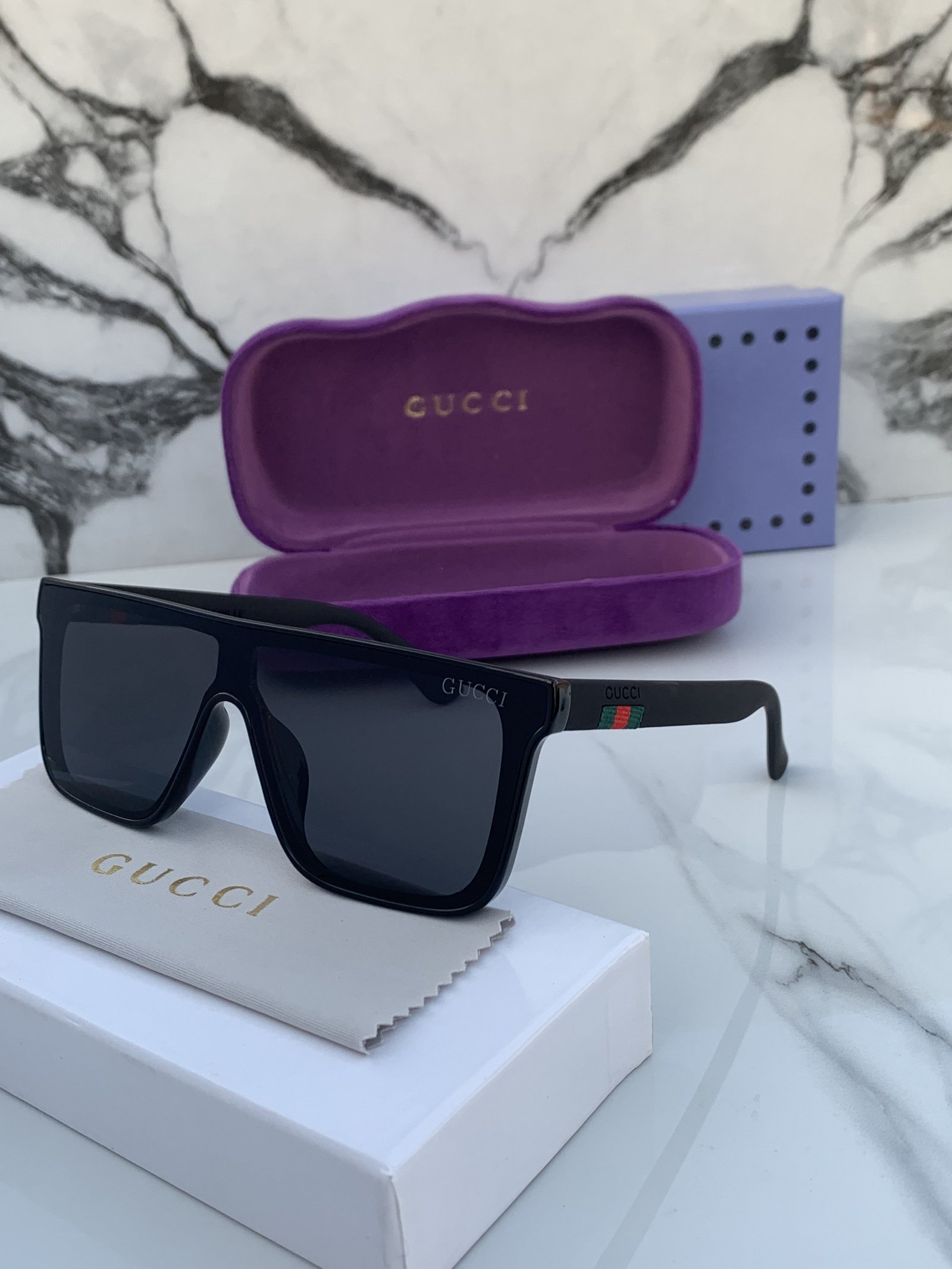 Branded GCI Full Black Sunglasses (With Original Kit) - Image 6