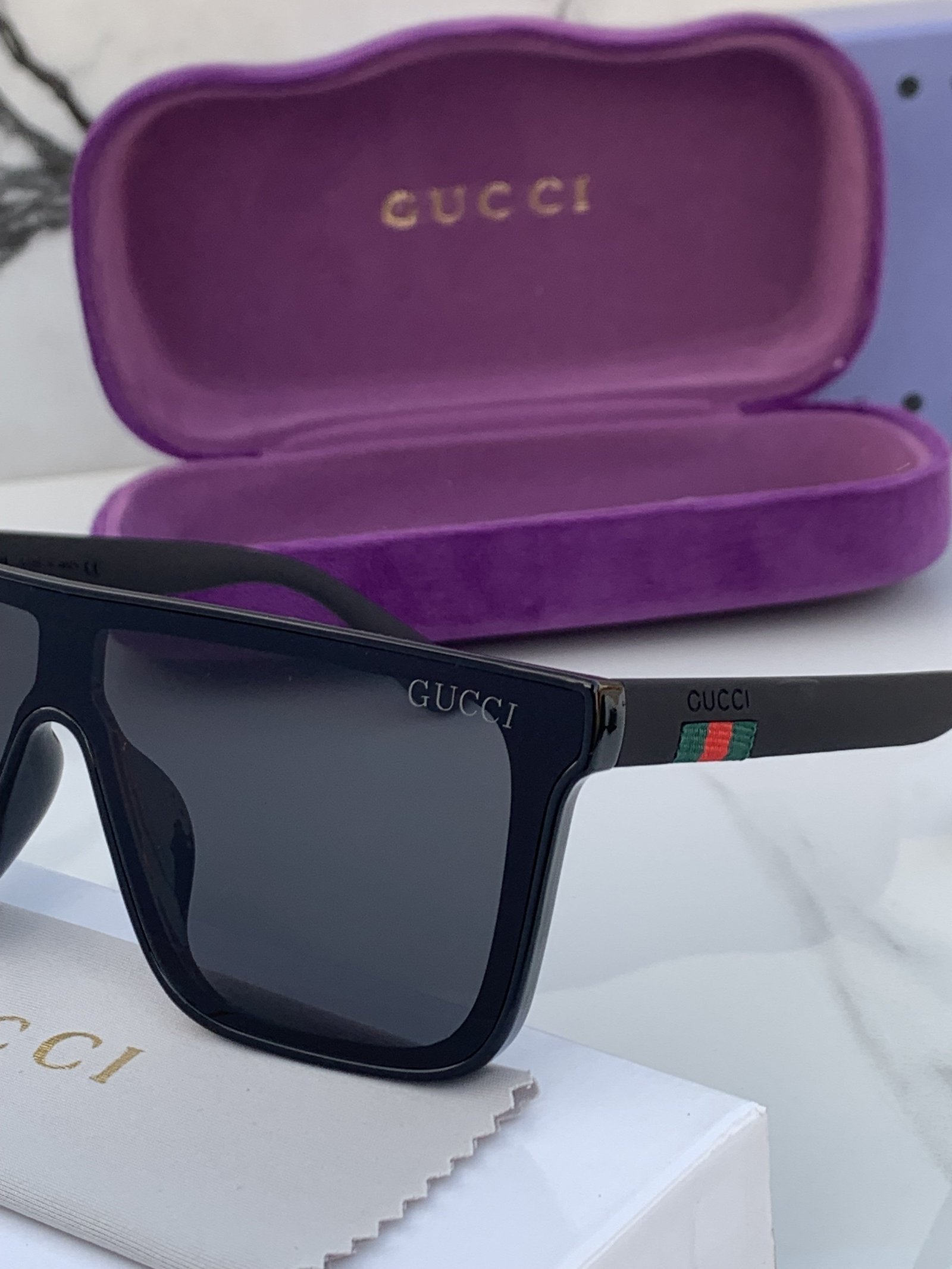 Branded GCI Full Black Sunglasses (With Original Kit) - Image 2