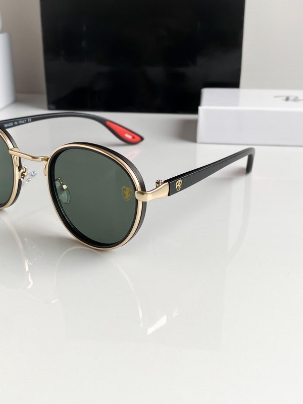Branded Rb Gold Green Sunglasses Bt (With Original Kit) - Image 3