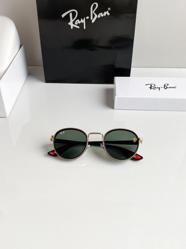 Branded Rb Gold Green Sunglasses Bt (With Original Kit) - Image 2