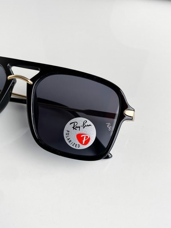 Branded Rb Black Gold Sunglasses Bt (With Original Kit) - Image 2