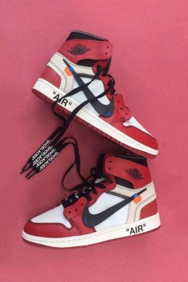 OFF-WHITE x Air Jordan 1 Retro High OG Chicago Red TOP BATCH UA - Image 2