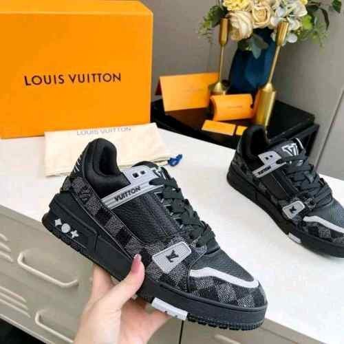 Louis Vuitton Trainer Black Grey TOP BATCH UA - Image 3