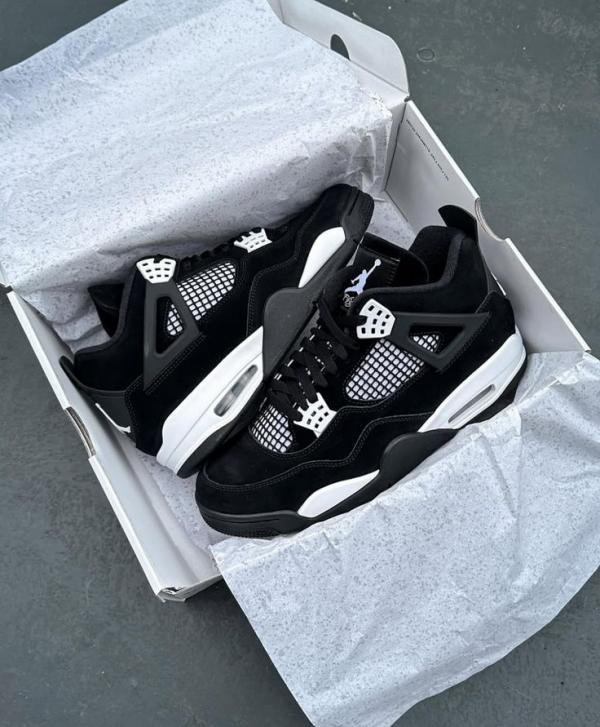Air Jordan 4 Retro White Thunder TOP BATCH UA - Image 2