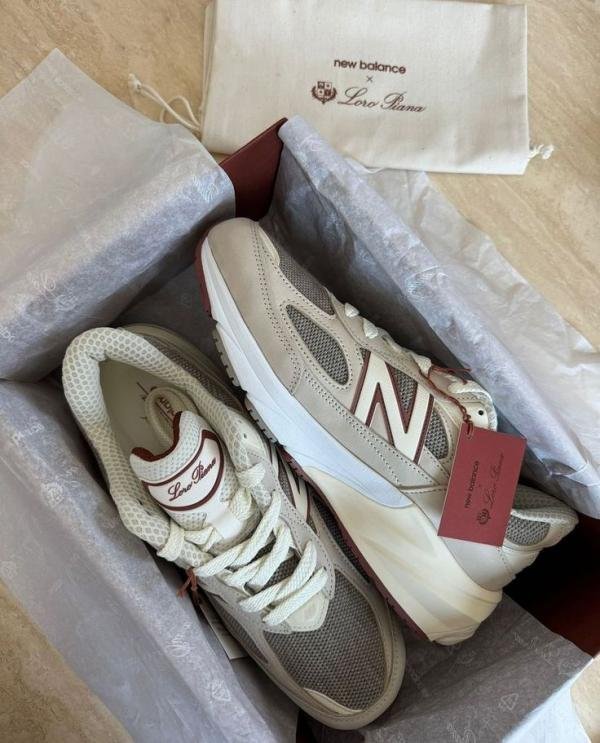 Loro Piana x NB 990v6 Made in USA Raw 2024 Cashew TOP BATCH UA - Image 2