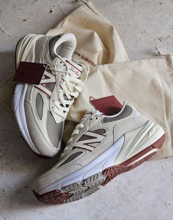 Loro Piana x NB 990v6 Made in USA Raw 2024 Cashew TOP BATCH UA - Image 3
