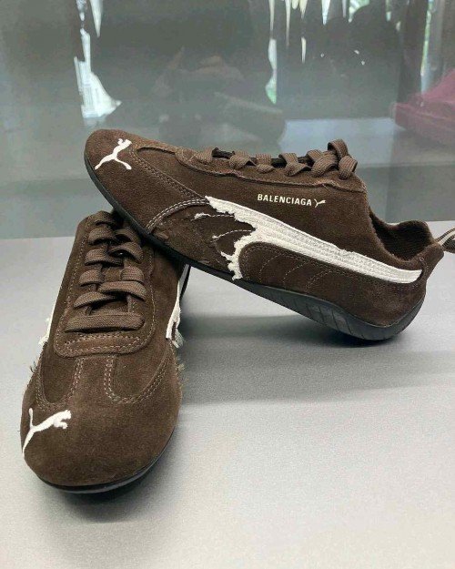 Balenciagaa X Pumaa Speedcat Brown TOP BATCH UA - Image 2