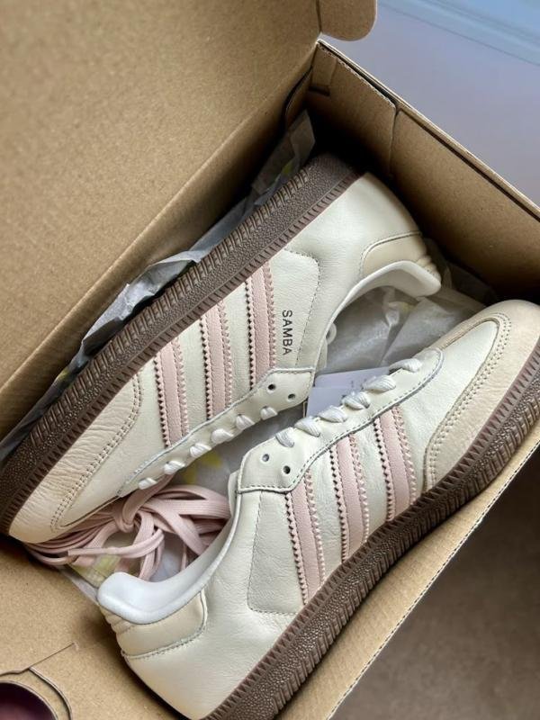 Adidas Samba OG Cloud White Wonder Quartz TOP BATCH UA - Image 3