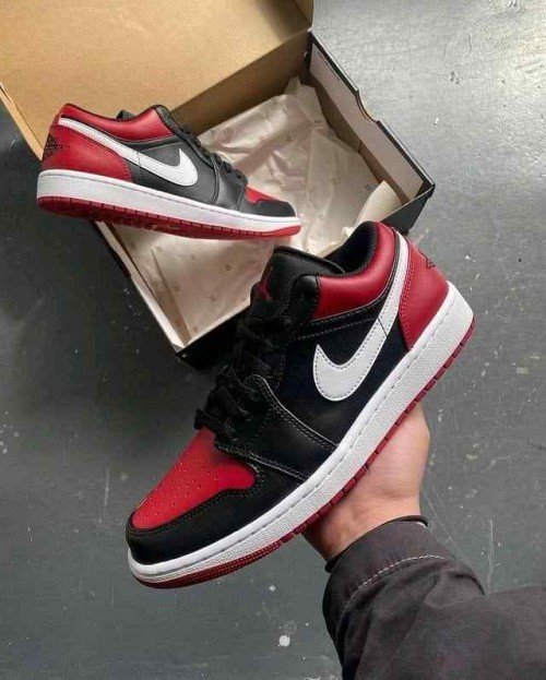 Air Jordan 1 Low Alternate Bred Toe TOP BATCH UA - Image 3