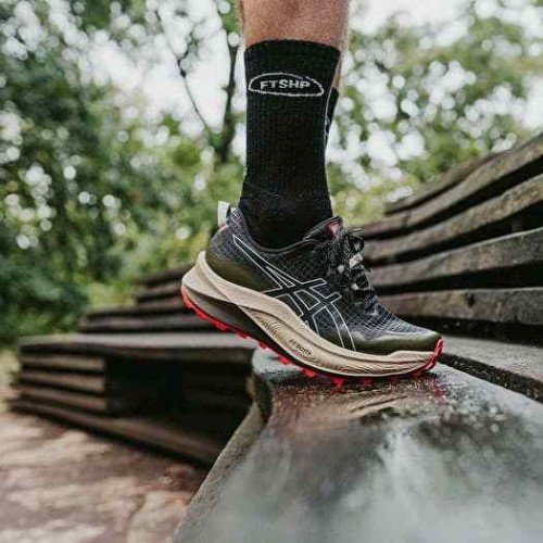 Asics Trabuco Max Black Green 431 TOP BATCH UA - Image 4