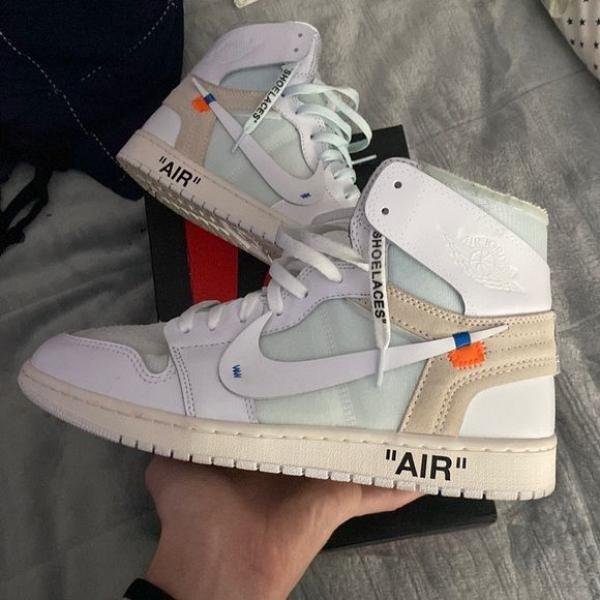 Nike Jordan retro 1 X off white UNC TOP BATCH UA - Image 3
