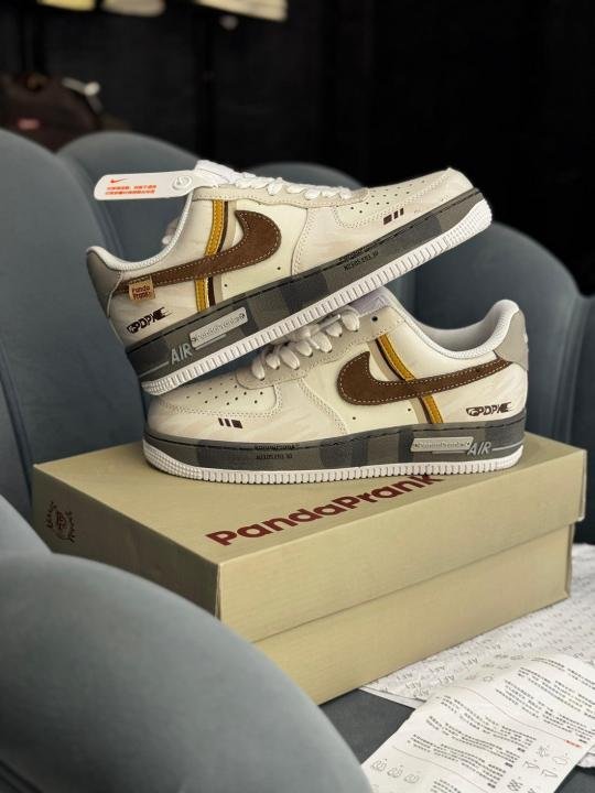Nike Airforce 1x Panda Prank Fog Wrapped TOP BATCH UA - Image 3