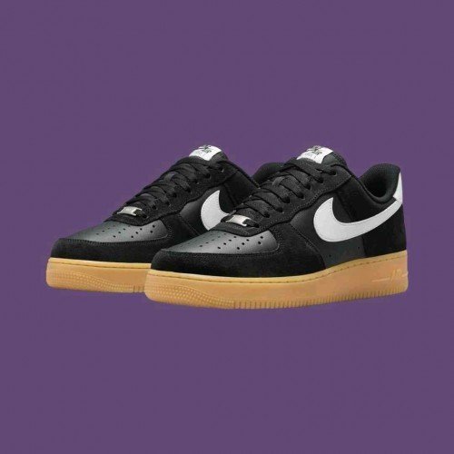 Nike Air Force 1 07 LV8 Black Suede TOP BATCH UA - Image 2