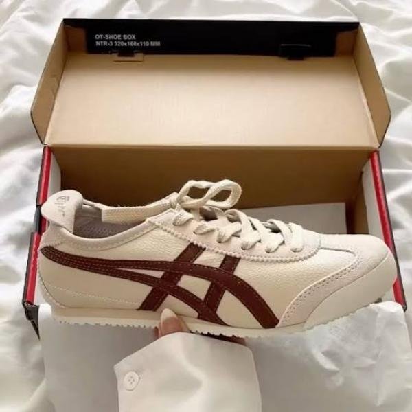 Onitsukaa Tiger Mexico 66 Cream Brown TOP BATCH UA - Image 3
