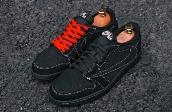 Nik e Air Jordan 1 Low Travis Scott Black Phantom SEMI UA TOP BATCH UA - Image 4