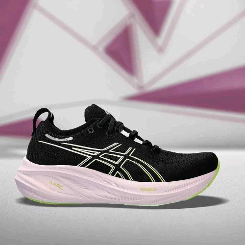 Asicss GEL NIMBUS 26 women (BLACK NEON LIME 461 TOP BATCH UA - Image 5