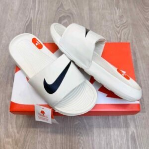 Nike Victori One Logo Cream Black Flip-Flop