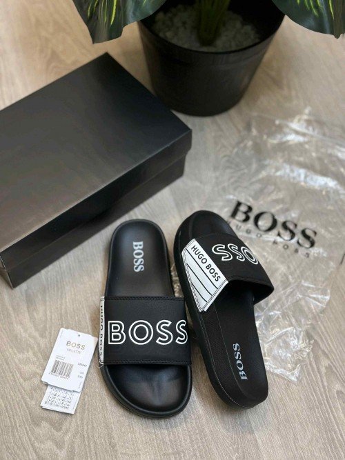 Hugo Boss Soft Cusion Premium Black Flip Flop - Image 2