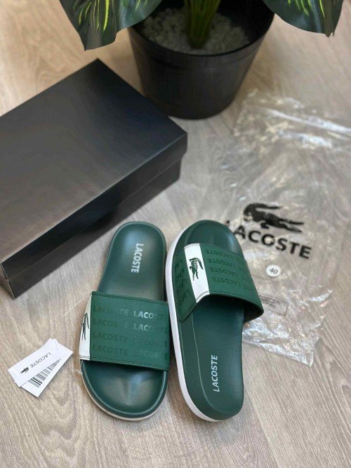 Lacoste Soft Cusion Premium Green Flip Flop - Image 2