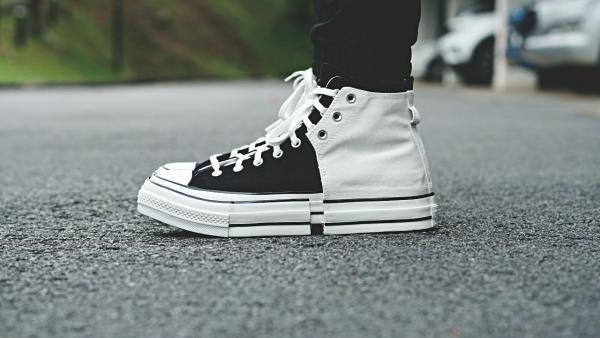 Converse x Feng Chen Wang Chuck 70 2-in-1 High Ivory Black TOP BATCH UA - Image 2