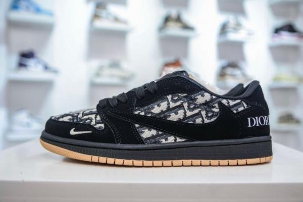 Nike Air Jordan 1 Low Travis Scott X Dior TOP BATCH UA - Image 2