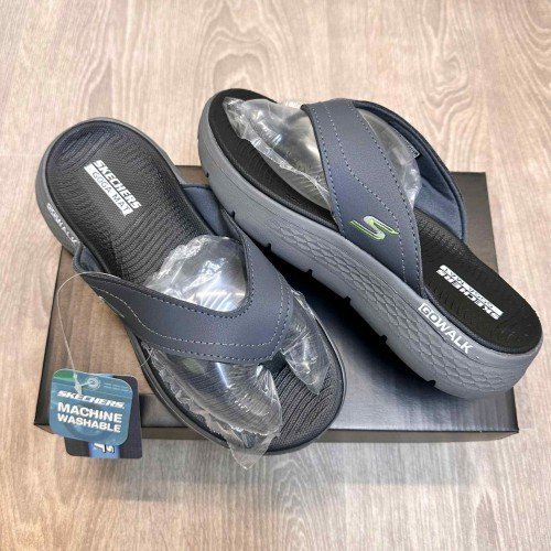 Skechers Go Walk Comfort Premium Grey Black Simplex