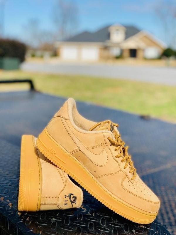 AIRFORCE 1 0.7 LOW FLEX BROWN SEMI UA WHEAT TOP BATCH UA - Image 2