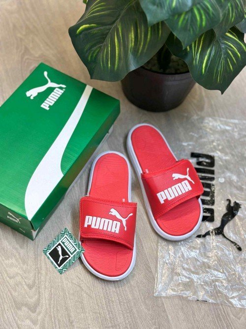 Puma Softride Adjust Premium Red White Flip Flop - Image 2