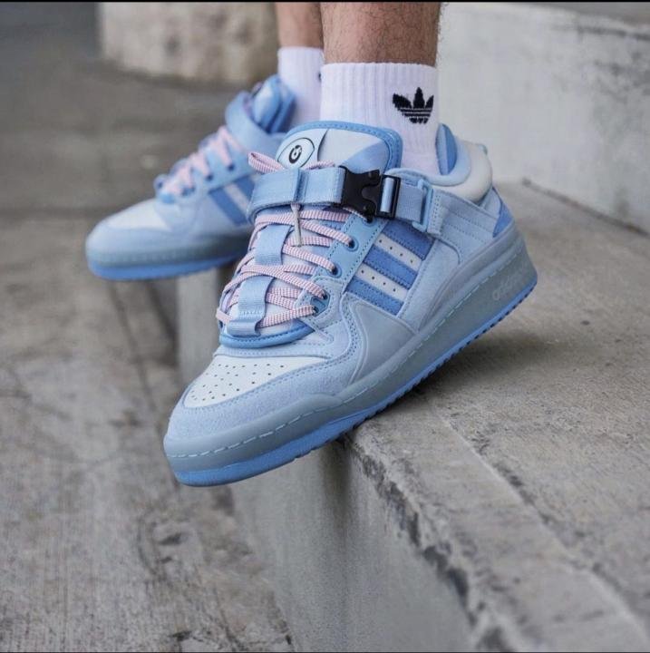 Adidas Bad Bunny Forum Blue Tint TOP BATCH UA - Image 2