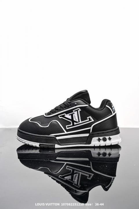 LOUISS VUITTTON TRAINER 2026 WHITE BLACK TOP BATCH UA - Image 2