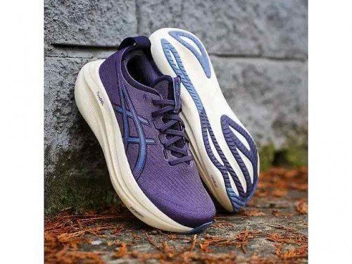Asicss Gel-Nimbus 27 INDIGO FOG DENIM BLUE TOP BATCH UA - Image 2